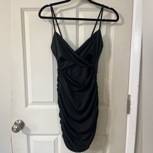 SHEIN black cutout spaghetti strap dress size small